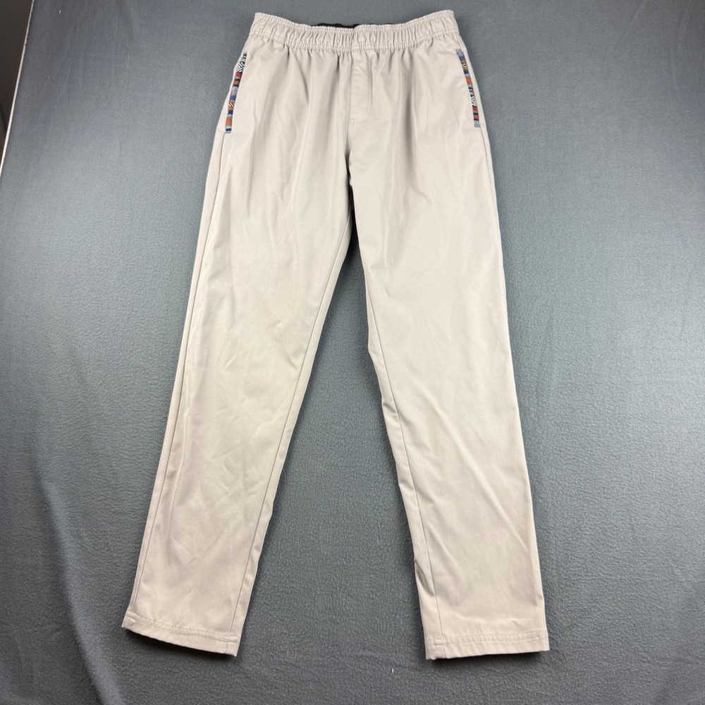 Wowie Sapien Pants Men's M Gray Aztec Joggers Drawstring Stretch Southwestern